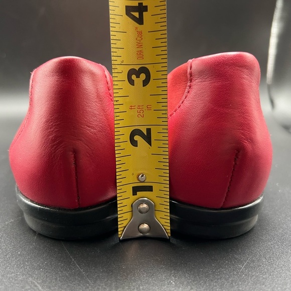 SAS Scenic Suede Comfort Ballet Flats Scarlett Red Leather Womens Size 7 M - Picture 7 of 11